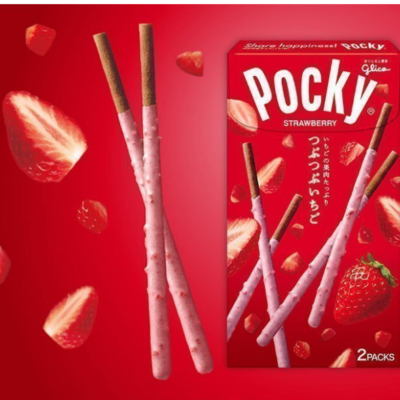 JAPAN POCKY STRAWBERRY CRUSHED 76GR