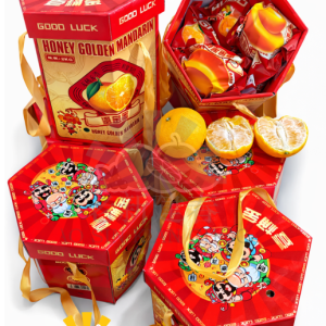 HONEY GOLDEN MANDARINE - HEXAGON GIFT BOX