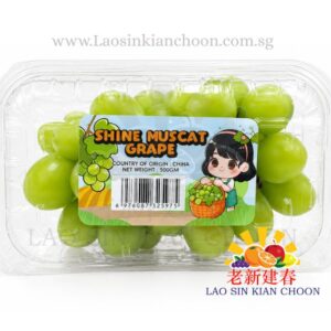 CHINA SHINE MUSCAT 500GR 阳光玫瑰葡萄 - SNOW WHITE